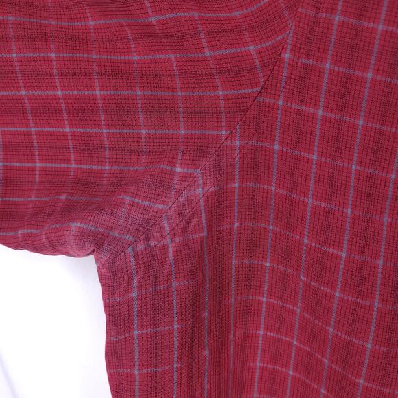 Marmot Shirt Mens XL Check Red Camp Casual - Picture 4 of 12